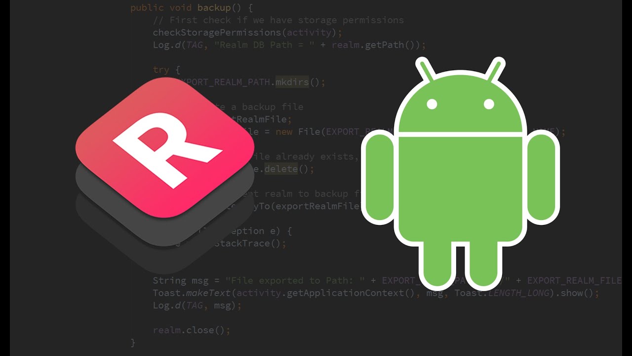 Андроид экспорт. Андроид ворк. Realm database. Андроид at work. Андроид инженер.