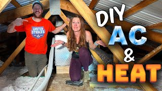 Replace Your Old HVAC System With THIS! (DIY Heat Pump Install)