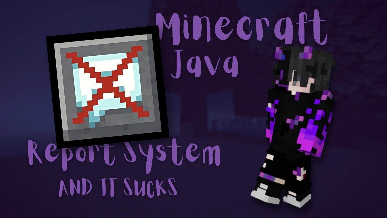 Why the reporting system on Minecraft Java will not work. - YouTube