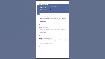 Creating multple classes in single java file