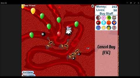 Spike-O-Pult Towers Only Without Tower Upgrades (Track 6, Hard, Bloons Tower Defense 3 Challenge)