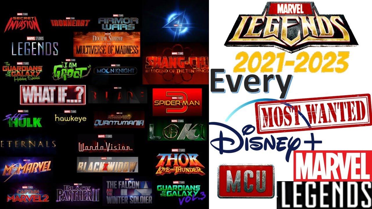 Every Marvel Legends Disneyplus Disney+ and MCU from 2021 - 2023 and beyond Most Wanted Wishlist