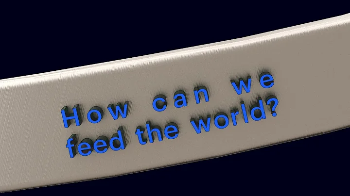 How can we feed the world?