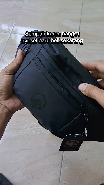 Tas selempang pria waterproof #slingbag #tasselempang #tasgardio #taspriamurah #waistbag
