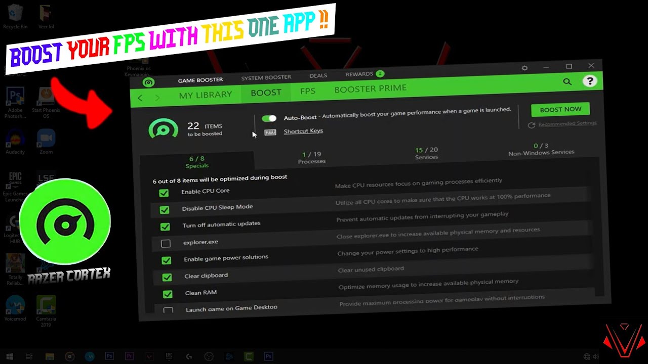 Boost your PC with this one app!!(Razer Cortex Installation tutorial) YouTube