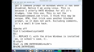 Command.bat that actually works - How to use command.com when it