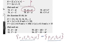 Find the difference of two sets