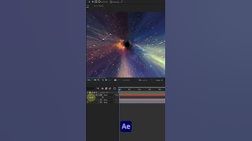 After Effects Space Tunnel Easy Tutorial #shorts #aftereffects