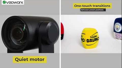 Veowork VCP8060 AI Face Tracking 4K PTZ Camera @ 60FPS