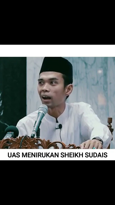 UAS MENIRUKAN SHEIKH SUDAIS#shorts #quran #abdurrahmanassudais #uas