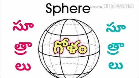 గోళం (#Sphere) సూత్రాలు #క్షేత్ర మితి #Mensuration: #చాగణం శ్రీనివాసులు #CHASRI MATHS