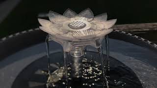 Ribgwo Solar Bird Bath Fountain, Deck Mounted | Unboxing and Putting it Together