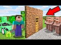 I TROLLED THE VILLAGERS WITH A SECRET EMERALD GIFT IN MINECRAFT ? 100% TROLLING TRAP !