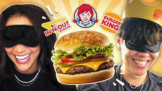 Blind Guess The Burger Challenge! (ft. @DisguisedToast)