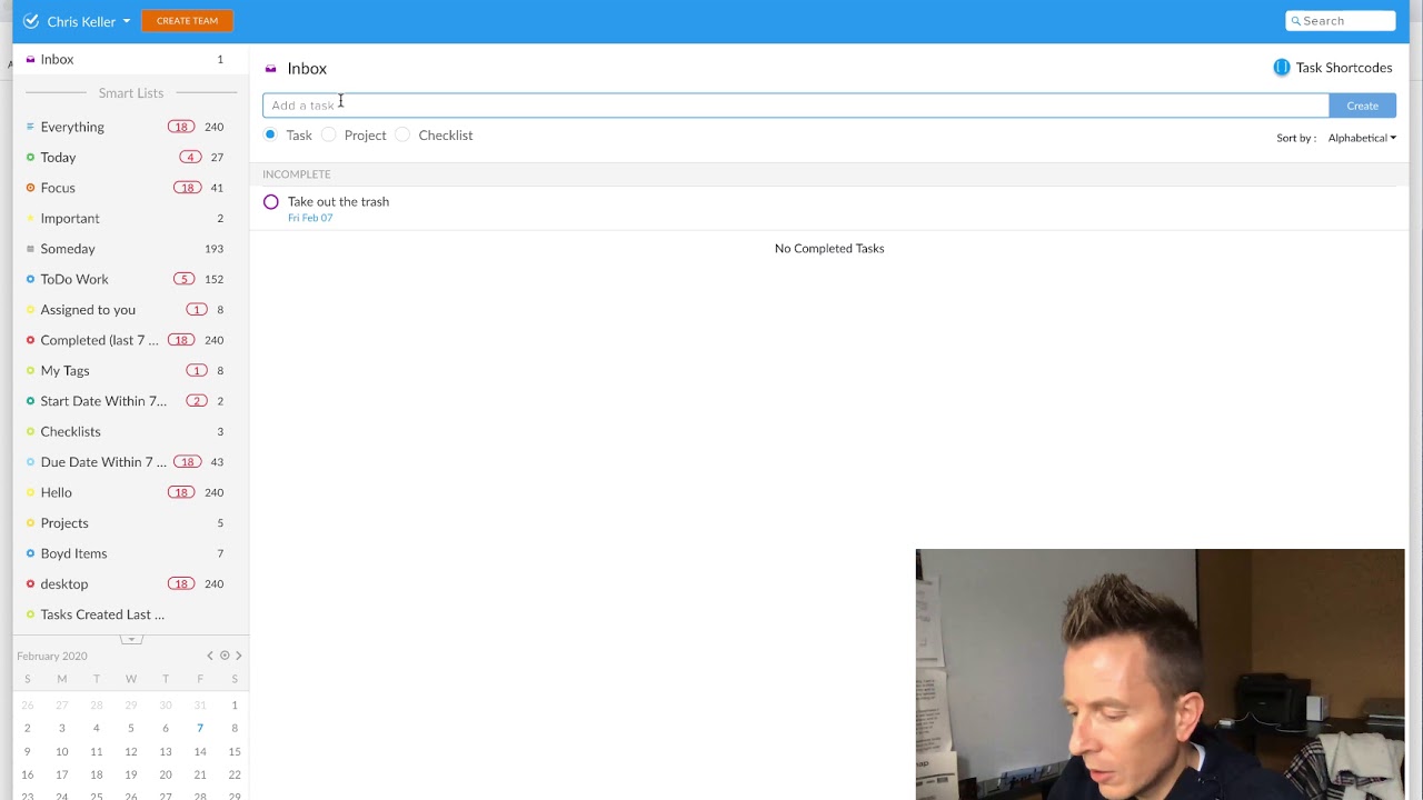Todo Cloud: Keyboard shortcuts to create tasks - YouTube