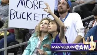 Charlotte Hornets Mannequin Cam 11/11/2016 Raptors @ Hornets Challenge