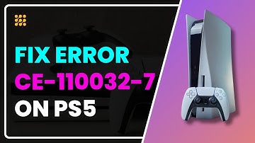 How to Fix PS5 Error CE-110032-7 | Fix Invalid PSN ID Issue | PS5 Error Something Went Wrong- FIXED!