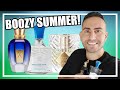 TOP 10 BEST BOOZY SUMMER FRAGRANCES FOR 2022! | CREED VIRGIN ISLAND WATER, KILIAN ROSES ON ICE, ETC.