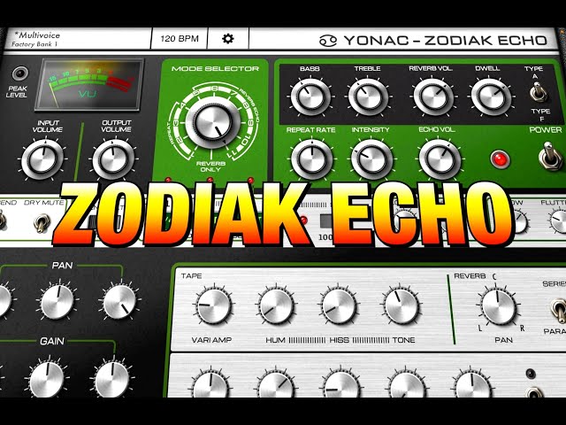 Zodiak ECHO by Yonac - Multi-Head Virtual Tape Delay & Reverb