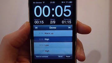 Seconds Interval Timer - Create HIIT workout