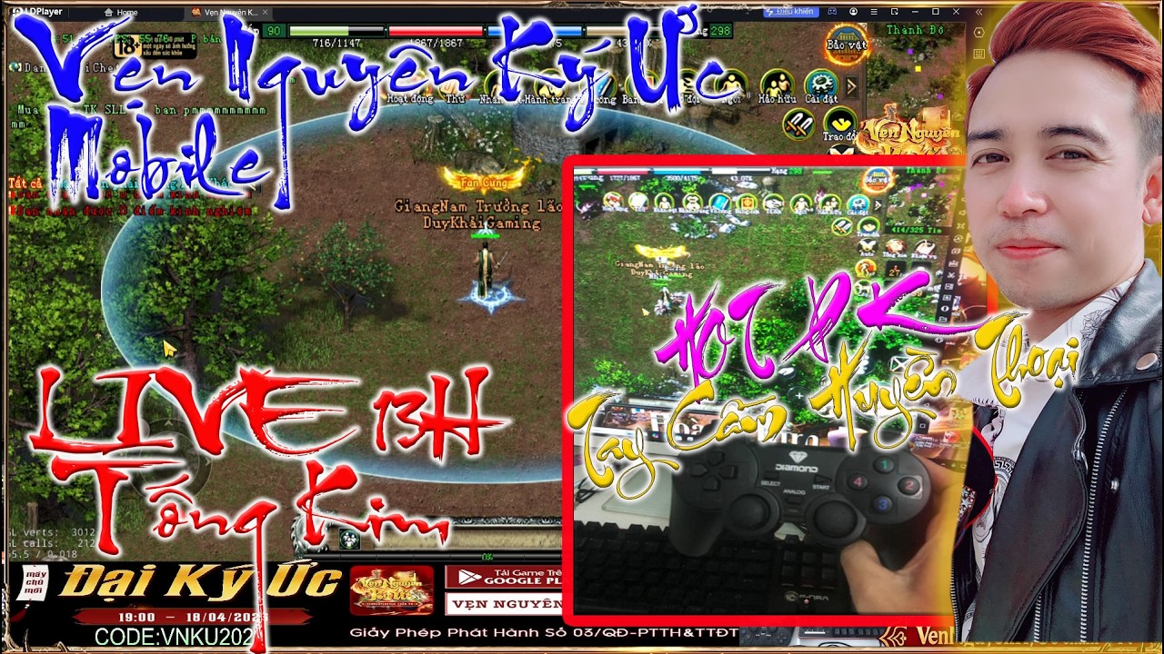 Vẹn Nguyên Ký Ức⚡️VDQ Max Event-PK Tay Cầm Võ Đang-13h Tống Kim TOP 8-S1 Đại Ký Ức🎙Duy Khải Gaming🔰