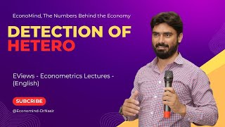 Hetero Detection Causes and removal | Econometrics | E-views | Data Analysis| Heteroscedastic