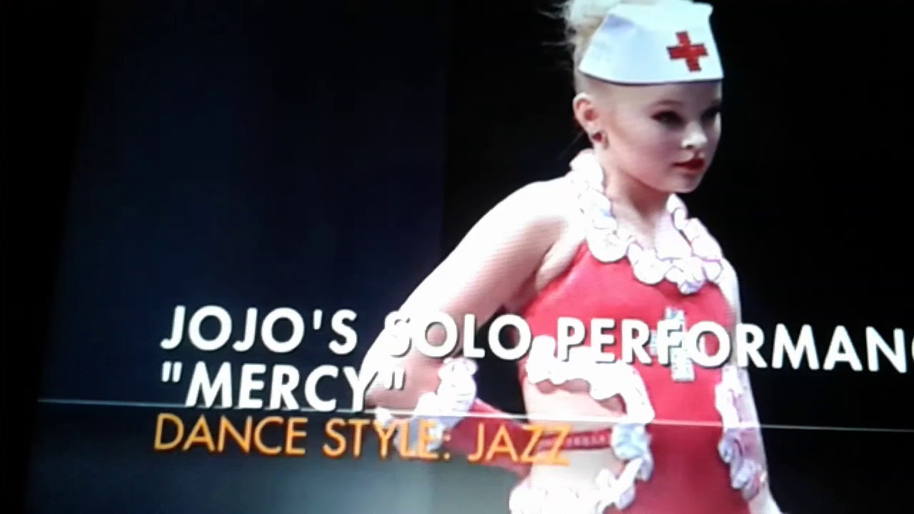 Jojo Siwa solo Mercy Dance Moms (S6E8) YouTube