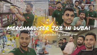 Merchandiser Job in Dubai Skill responsibility salary mo nadeemshkh