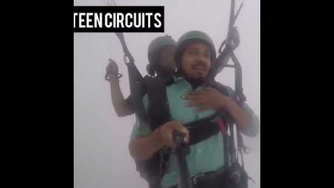 Paragliding indian funny video||scared man || very funny video