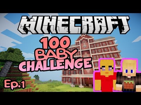100 Baby Challenge On Minecraft Youtube
