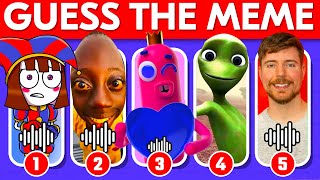 GUESS THE MEME & WHO'S SINGING | Ronaldo Siuuu, Tenge Tenge Song, Pomni, Skibidi Toliet