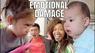 BIG SIS is a BULLY 😂 - Emotional Damage!