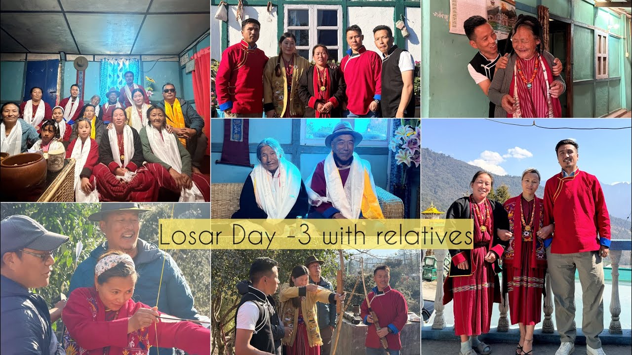 Losar festival Day -3 with relatives at Khinmey and Phamla… so much much….