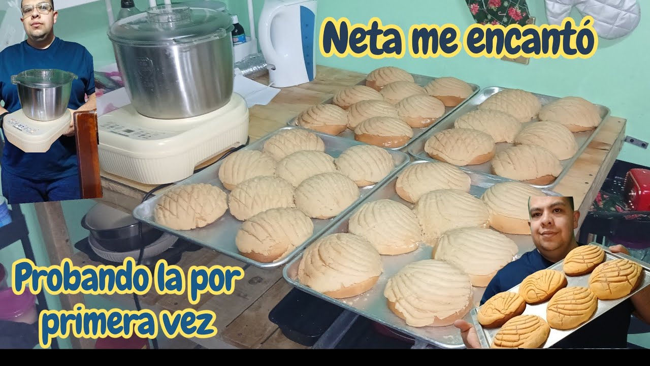 La voy a estrenar con kilo y medio de harina trabaje sin hacer casi nada emocionado 