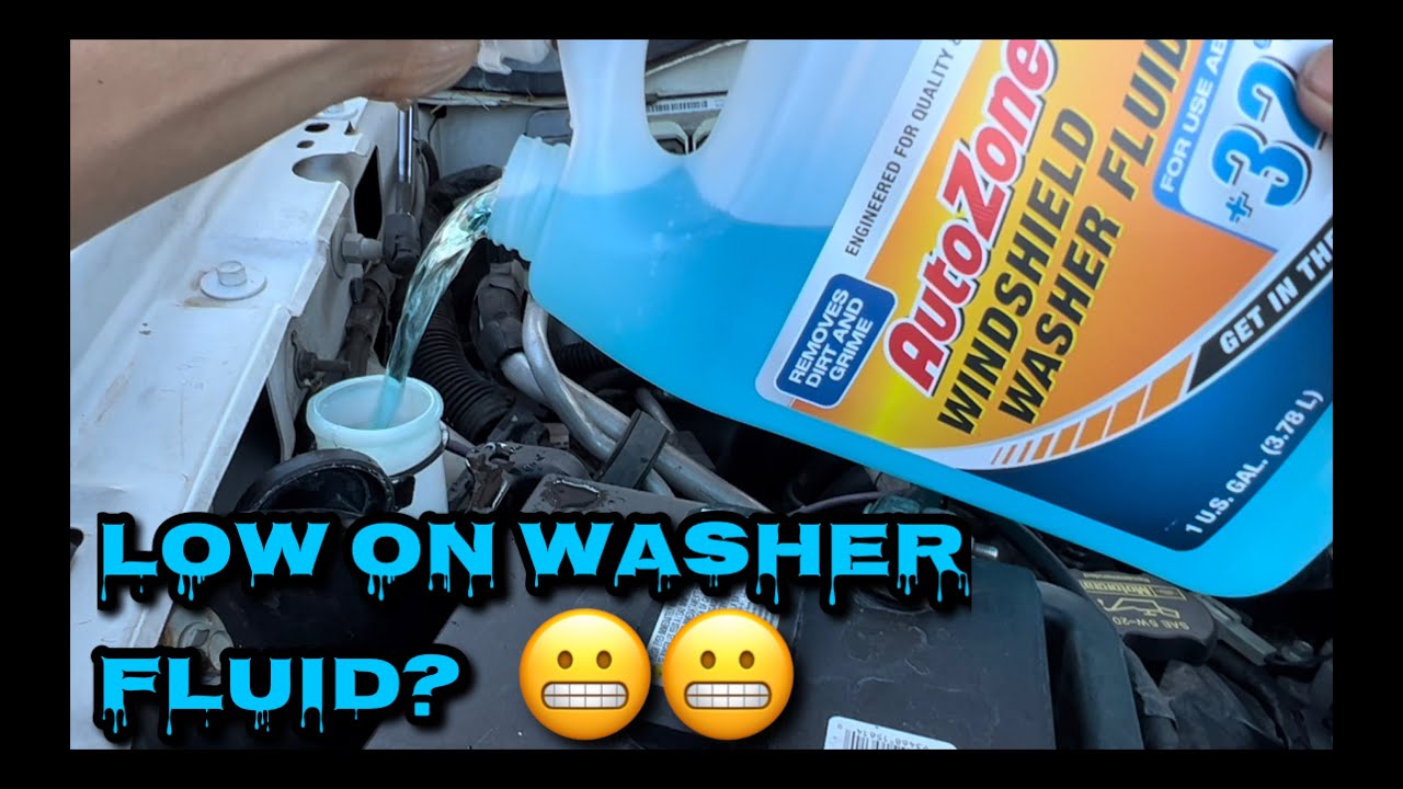 How to Add Windshield Washer Fluid Ford Expedition 2007 2017 YouTube
