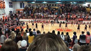 RHS 2018 Pep Rally Varsity Cheer Performance