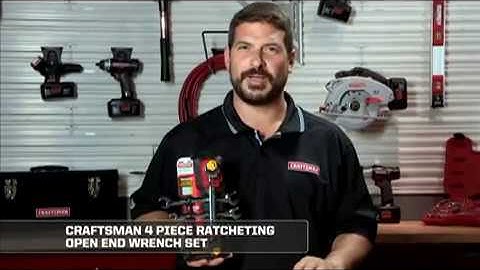 Craftsman 4-Piece Ratcheting Open End Wrench Set Product Review - Ace Hardware