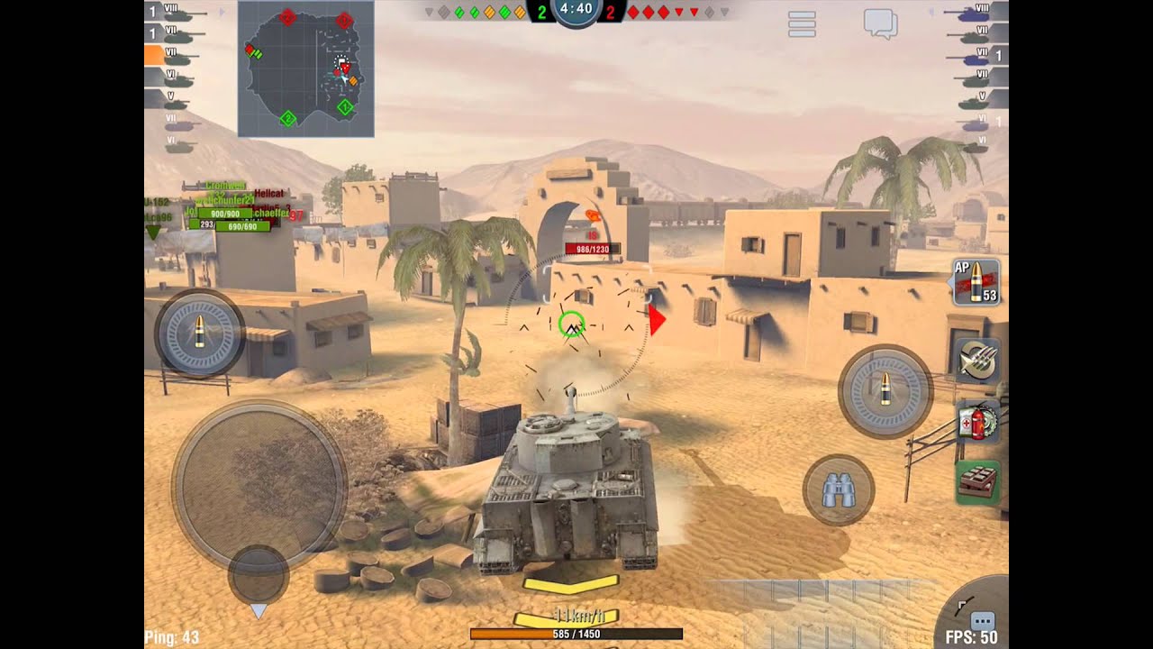 wotblitz Tiger 1 Toon with Lephturn with Live Comentary.