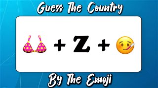 Guess The Country by Emoji | Emoji Quiz Puzzle