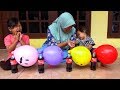 Surprise KINDER JOY EGG Dalam Balon Karakter COCA COLA Finger Family Song