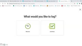 Beanstack - How to Log Minutes