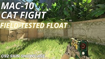 MAC-10 Cat Fight (Field-Tested) | CS2 Skin Showcase