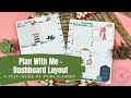 Plan With Me || Dashboard Layout || Work Planner || The Happy Planner