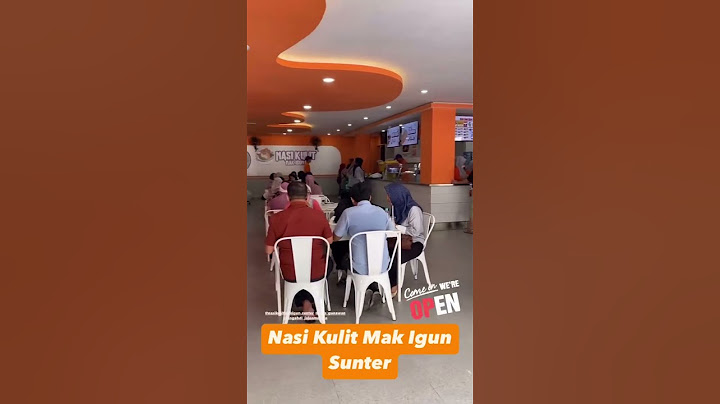 bagus yah.. desain interior nasi kulit Mak iGun cabang Sunter #ivangunawan