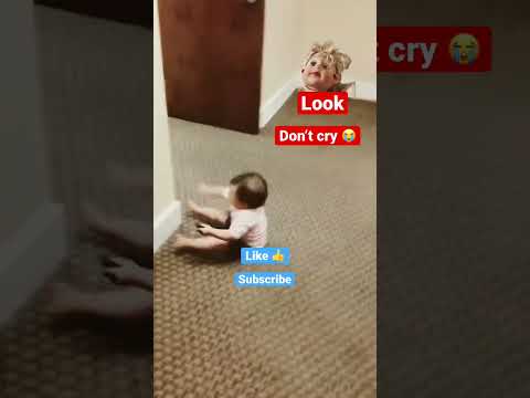 Cute baby crying