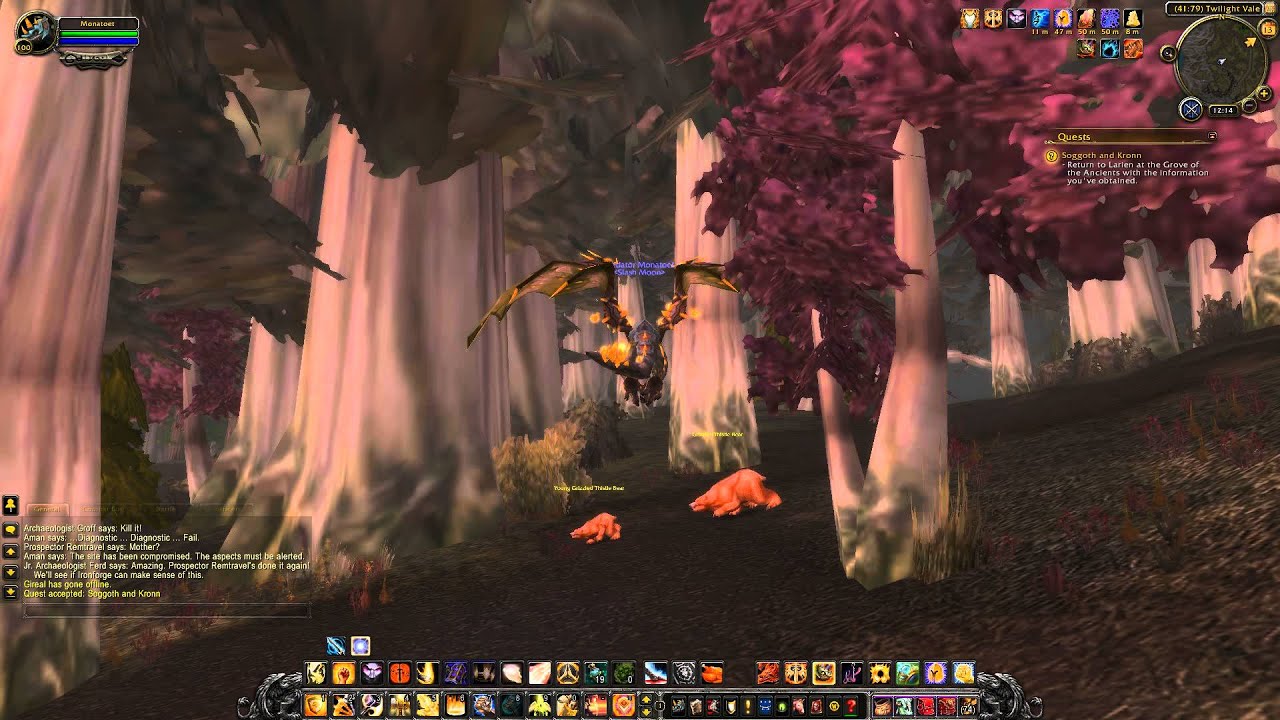 Quest 1436: Soggoth and Kronn (WoW, human, paladin)