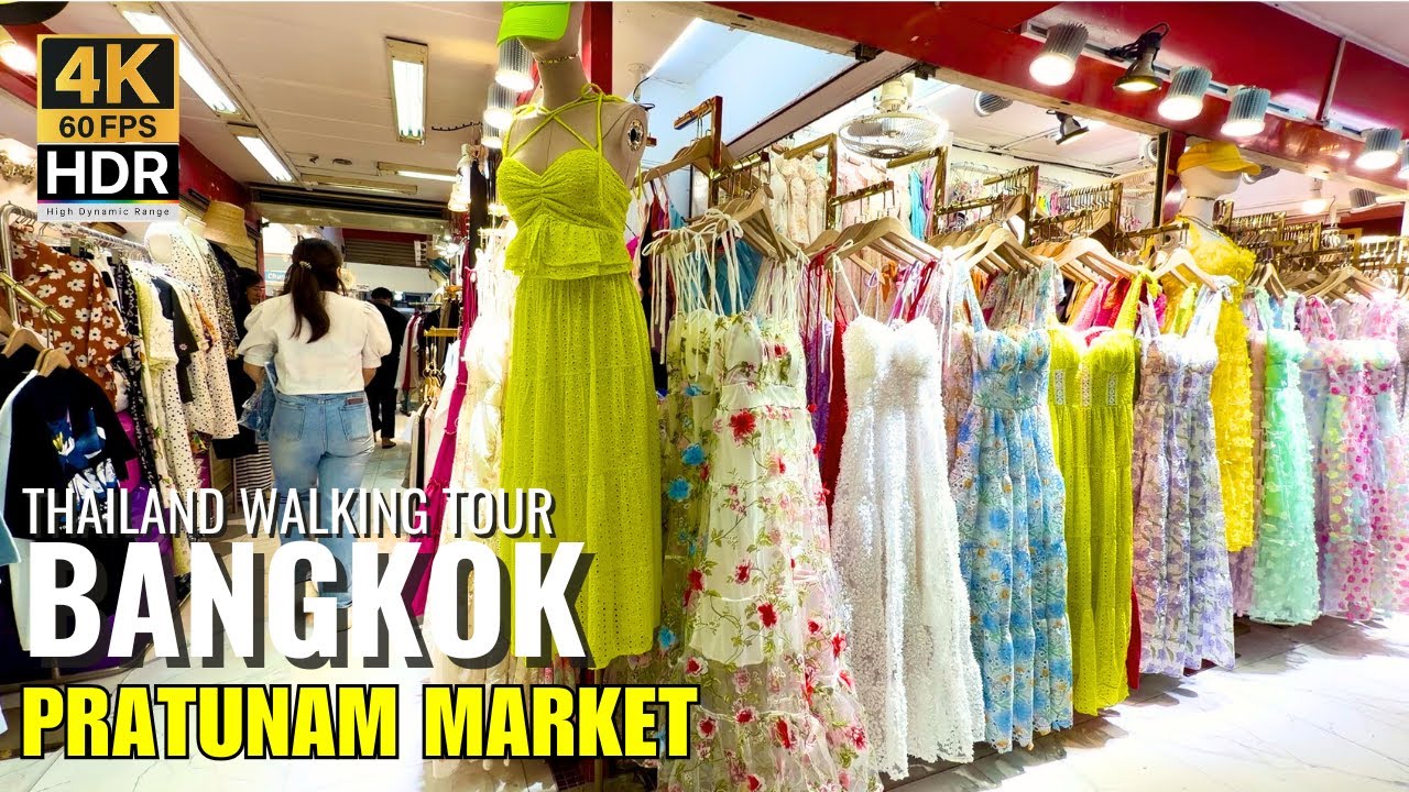 👚 Pratunam Market: Find The BEST WHOLESALE Clothing Deals in Bangkok! [4K HDR]