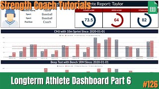 Google Sheets Longterm Dashboard for Athletes | Part 6 | Finishing The Charts