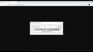 Barbecue - Generar código de barras | GUI en Java
