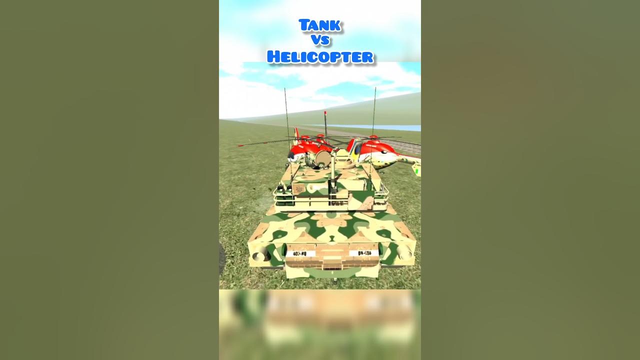 Tank vs Helicopter 🚁 shorts indianbikedriving3d YouTube